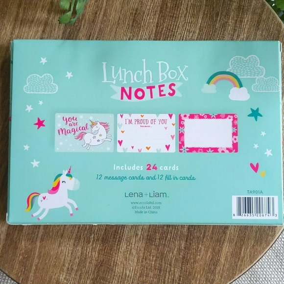 NWOT Magical Lunchbox Notes Set - 24ct. - Picture 2 of 6